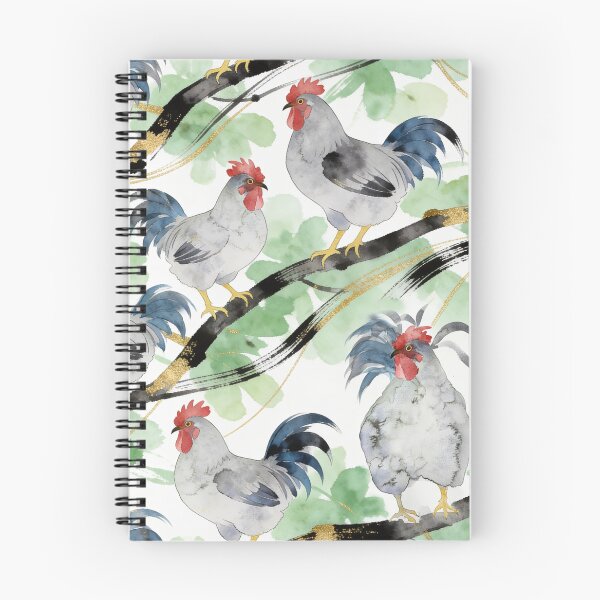 Item preview, Modern Farmhouse Rooster Pattern designed and sold by wissal.studio.