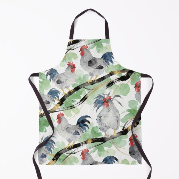 Item preview, Modern Farmhouse Rooster Pattern designed and sold by wissal.studio.
