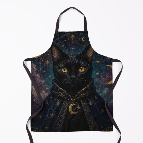 Item preview, Mystical Black Cat Portrait designed and sold by Charisma Enigma.