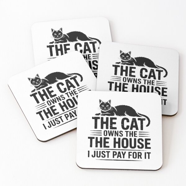 Item preview, The Cat Owns The House I Just Pay For It designed and sold by theartfulaspie.