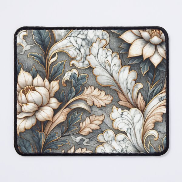 Item preview, Luxury Marble Floral Pattern | Elegant Botanical Art | Baroque Flower Design | Sophisticated Neutral Aesthetic | Vintage Luxury Wallpapers designed and sold by Fernhaven.