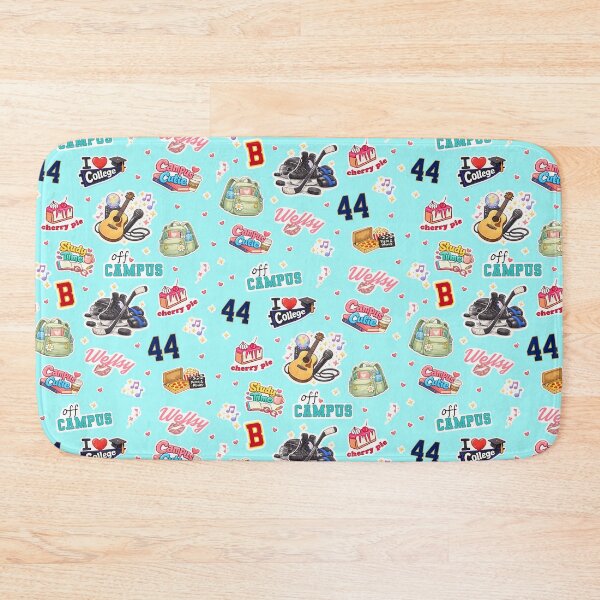 Item preview, Off Campus Aesthetic Pattern Blue designed and sold by tanjica.
