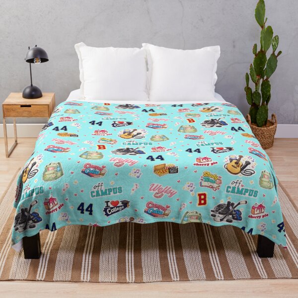Item preview, Off Campus Aesthetic Pattern Blue designed and sold by tanjica.