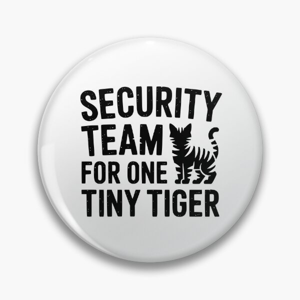 Item preview, Security Team For One Tiny Tiger designed and sold by theartfulaspie.