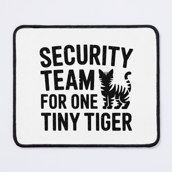 Item preview, Security Team For One Tiny Tiger designed and sold by theartfulaspie.