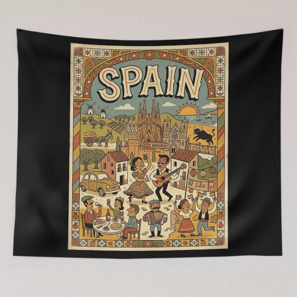 Item preview, Retro Spain designed and sold by civomgon.
