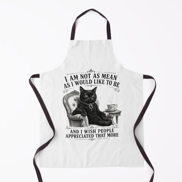 Item preview, I Am Not As Mean As I Would Like To Be | Black Cat Judgment Edition designed and sold by AMICO77.