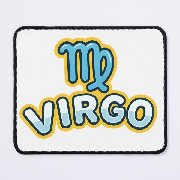 Item preview, Cute Virgo Bubble Letter Bold Zodiac Sticker designed and sold by Zodiac Celestial Art.
