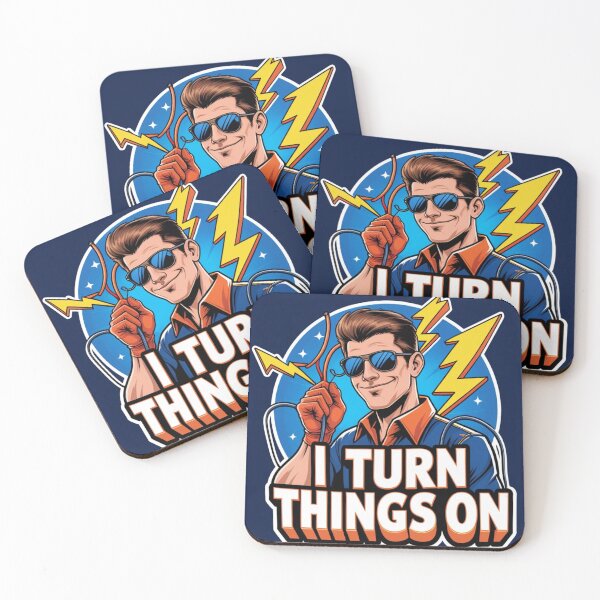 Item preview, I Turn Things On Funny Electrician designed and sold by Sakyverse.