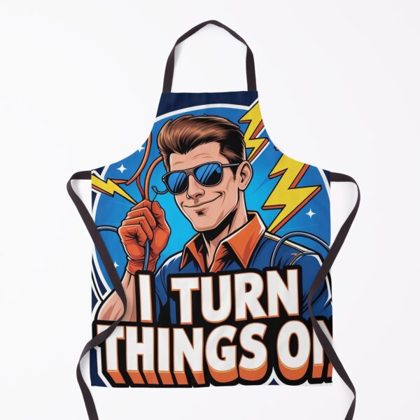 Item preview, I Turn Things On Funny Electrician designed and sold by Sakyverse.