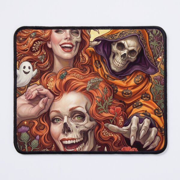 Item preview, Happy Halloween • Art Nouveau Spooktacular designed and sold by graficsfx.