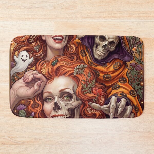 Item preview, Happy Halloween • Art Nouveau Spooktacular designed and sold by graficsfx.
