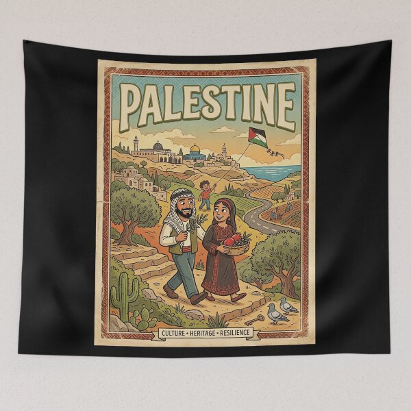 Item preview, Retro Palestine designed and sold by civomgon.