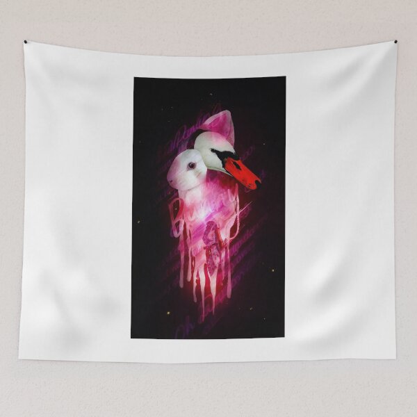 Item preview, Surreal Glowing Bunny Swan Hybrid - Oh Darling designed and sold by y2kponyclub.
