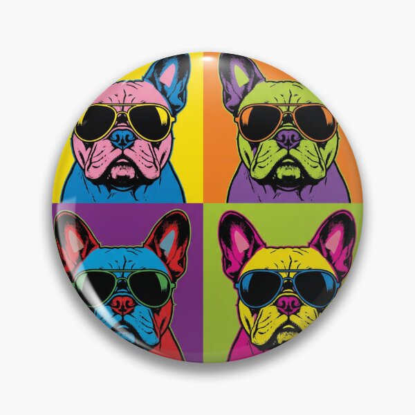 Item preview, French Bulldog Pop Art T-Shirt Funny Frenchie Gift Dog Lover designed and sold by PetInkCo.
