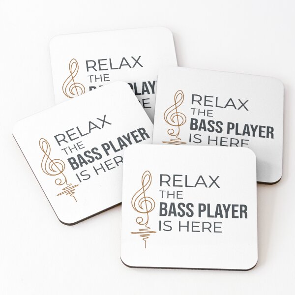 Item preview, Relax The Bass Player Is Here Funny Bass Guitarist Musician Quote Design designed and sold by WormJ.