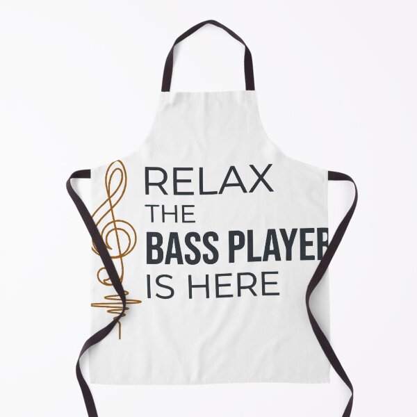 Item preview, Relax The Bass Player Is Here Funny Bass Guitarist Musician Quote Design designed and sold by WormJ.