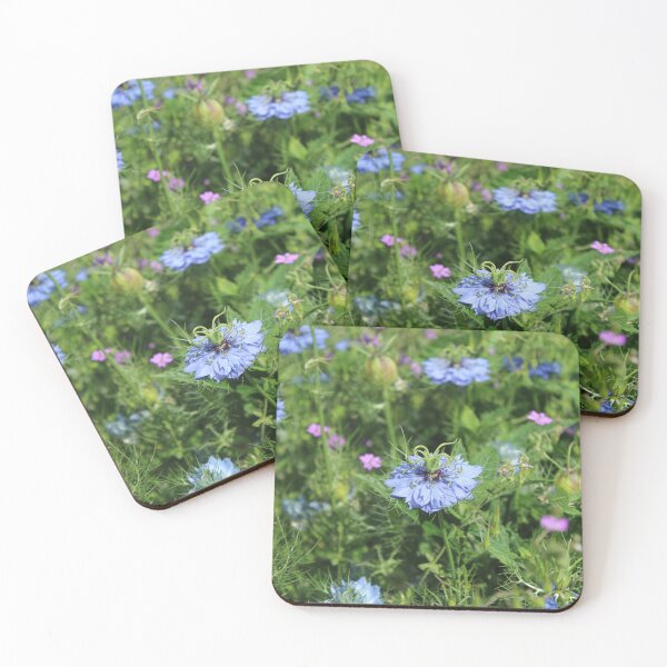 Item preview, Love-in-a-Mist Meadow | Wildflower Garden Scene designed and sold by Cha-s-lens.