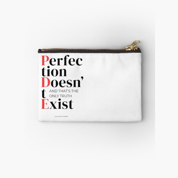 Item preview, Perfection Doesn’t Exist PDE Quote designed and sold by MeangoStudio.
