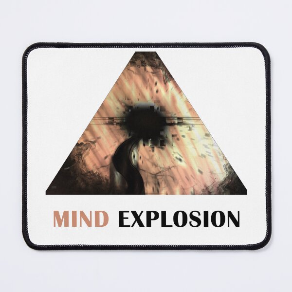 Item preview, Mind Explosion - Surreal Glitch Void & Abstract Triangle  designed and sold by Tokraz-art.