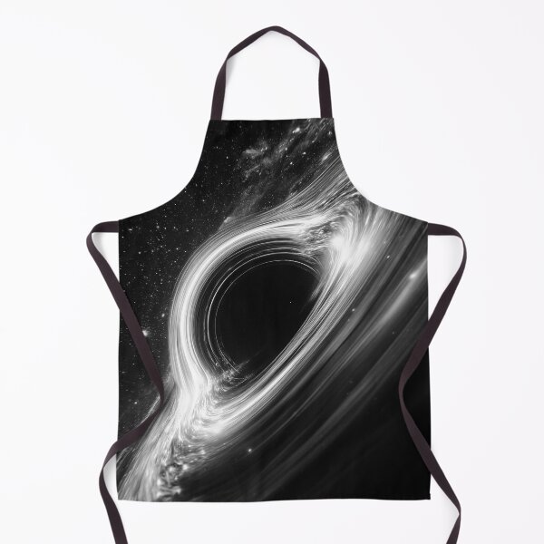 Item preview, Monochrome Black Hole Event Horizon Scifi Space Art designed and sold by lematworks.