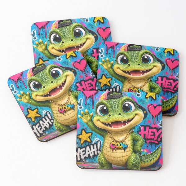 Item preview, Happy Graffiti Crocodile Pop Art designed and sold by Rohan132.