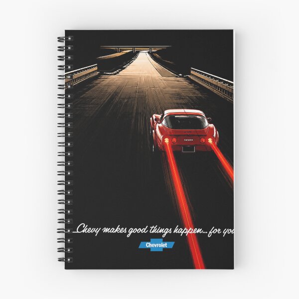 Item preview, 1980 Chevrolet Corvette – Red C3 Night Drive Retro Ad Art designed and sold by Stinky Lincy's Apparel Company.