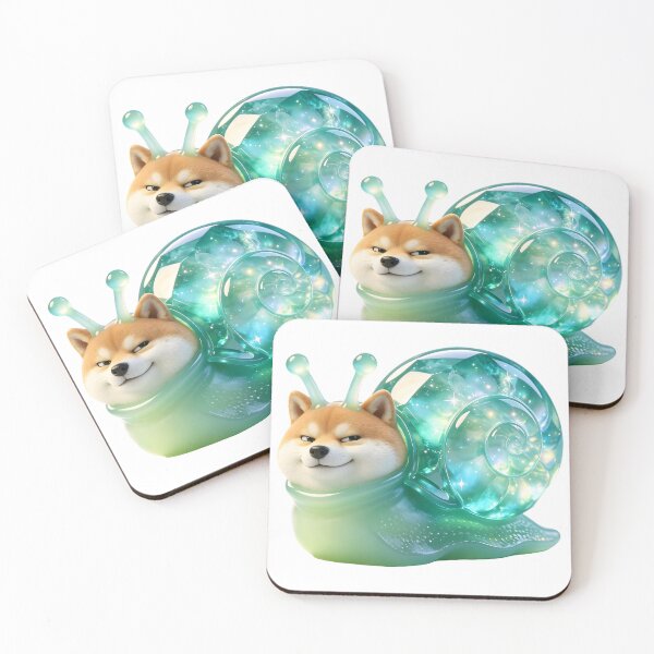 Item preview, Emerald Snail - Funny Dog Imposter (Sassy Meme Edition) designed and sold by ABYSSLAB.