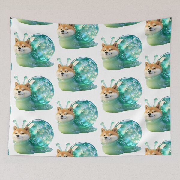 Item preview, Emerald Snail - Funny Dog Imposter (Sassy Meme Edition) designed and sold by ABYSSLAB.