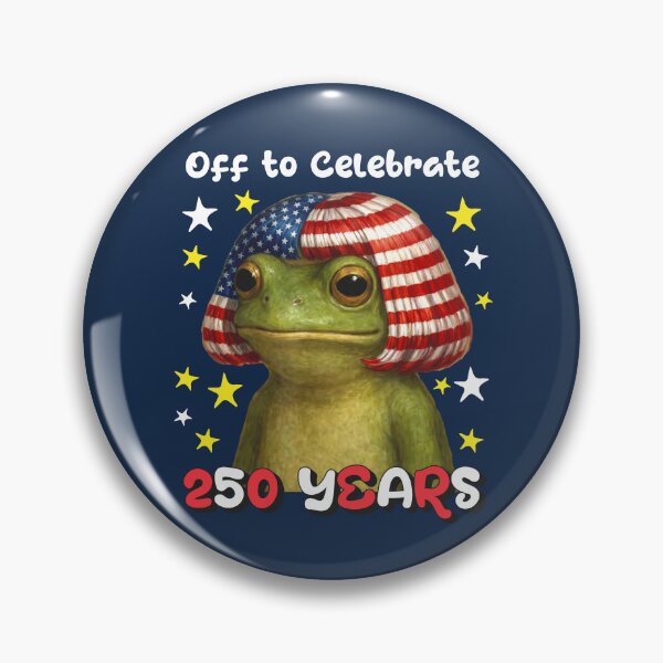 Item preview, Funny Frog Patriotic Wig Celebration 250 years designed and sold by d247.