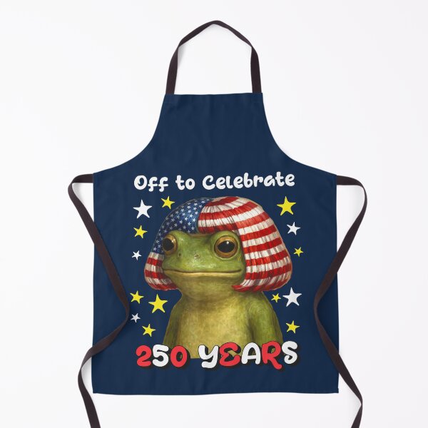 Item preview, Funny Frog Patriotic Wig Celebration 250 years designed and sold by d247.