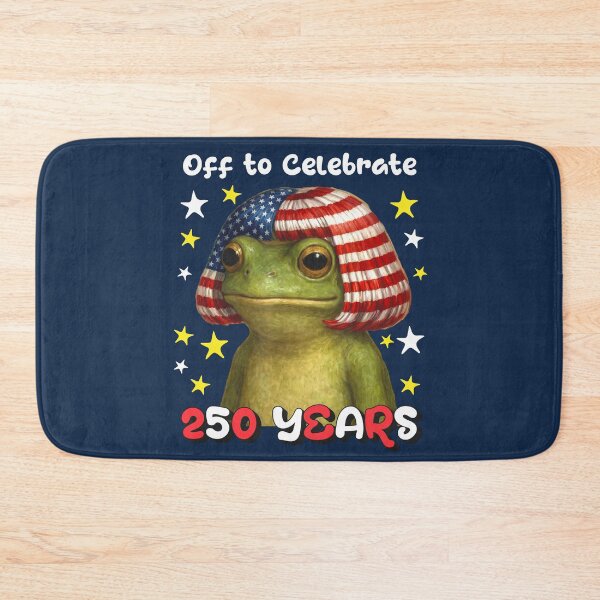 Item preview, Funny Frog Patriotic Wig Celebration 250 years designed and sold by d247.