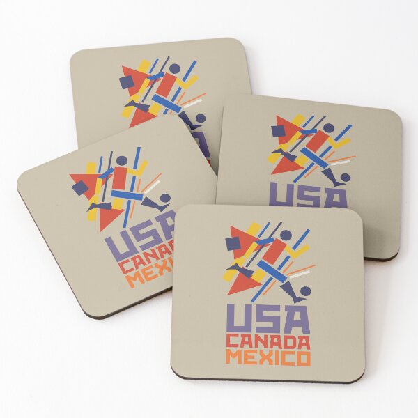 Item preview, USA Canada Mexico – Geometric Soccer Chaos designed and sold by CARPIO Creations.