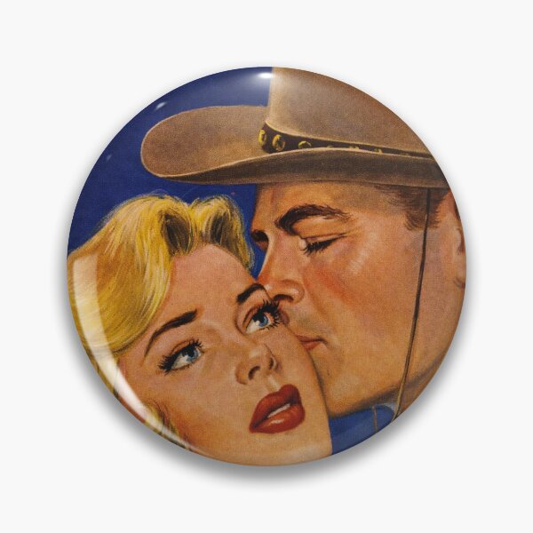 Item preview, Golden West Love – Vintage Western Romance Illustration designed and sold by Analog Aura .