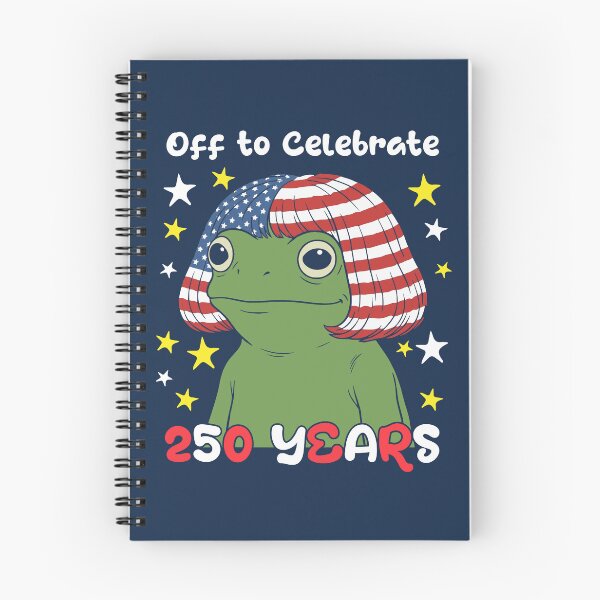 Item preview, Patriotic Frog Off to Celebrate USA Flag Hair 250 years designed and sold by d247.