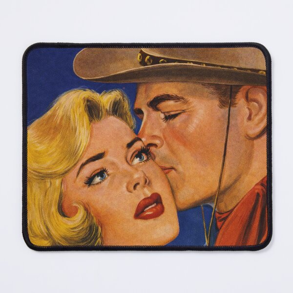 Item preview, Golden West Love – Vintage Western Romance Illustration designed and sold by Analog Aura .