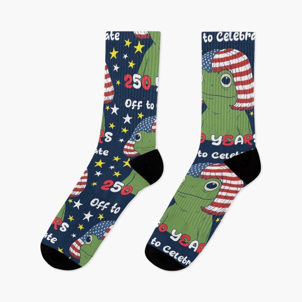 Item preview, Patriotic Frog Off to Celebrate USA Flag Hair 250 years designed and sold by d247.