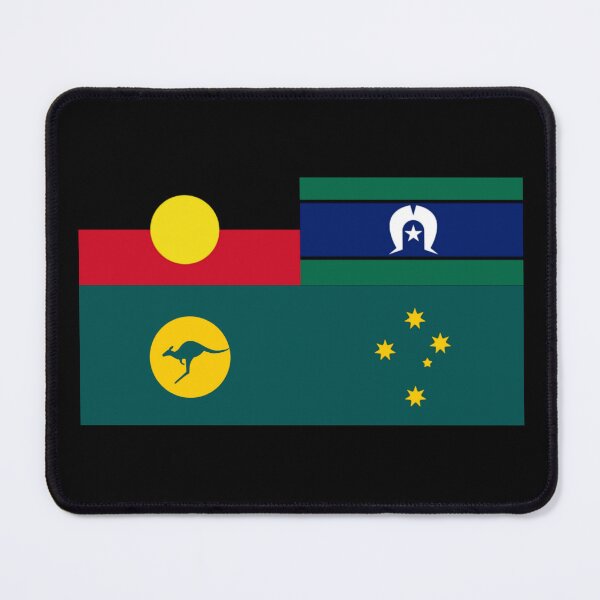 Item preview, Reconciliation, Australia Kangaroo Sun Hybrid Flag, Aboriginal and Torres Strait Islander designed and sold by Kangaroo Sun.