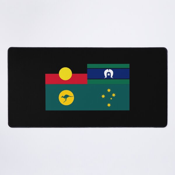 Item preview, Reconciliation, Australia Kangaroo Sun Hybrid Flag, Aboriginal and Torres Strait Islander  designed and sold by Kangaroo Sun.