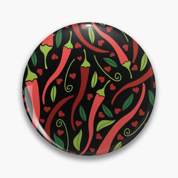 Item preview,   Calabrian Chili Peppers Pipirasta  Black Background designed and sold by Claudia S. Design.