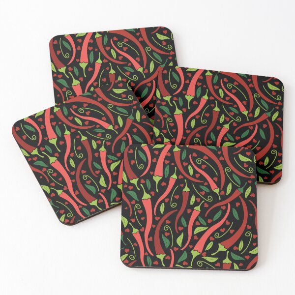 Item preview,   Calabrian Chili Peppers Pipirasta  Black Background designed and sold by Claudia S. Design.