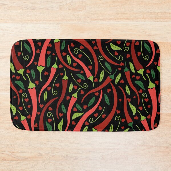 Item preview,   Calabrian Chili Peppers Pipirasta  Black Background designed and sold by Claudia S. Design.