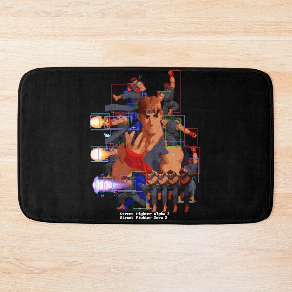Item preview, evil ryu hitbox data collage designed and sold by Cent75.