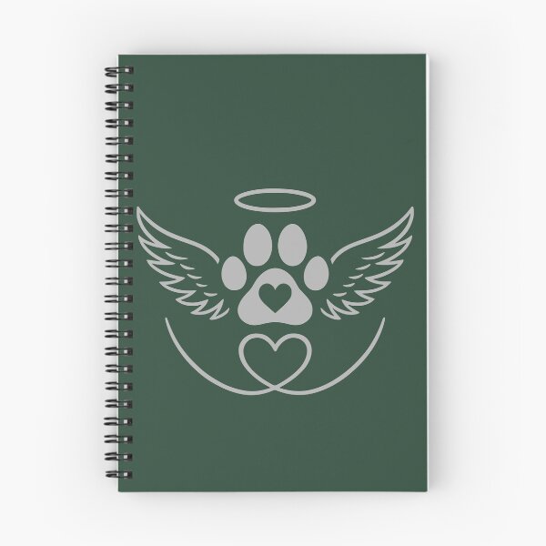 Item preview, Soft Gray Double Heart Paw Print designed and sold by Corvoria.