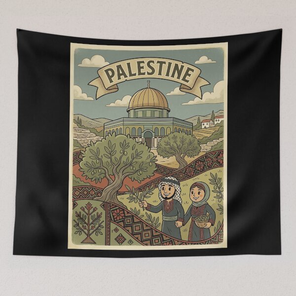 Item preview, Retro Palestine designed and sold by civomgon.