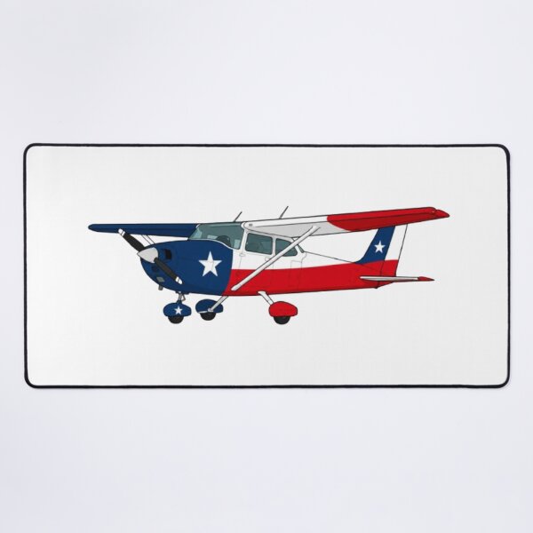 Item preview, texas flag cessna 172 designed and sold by PilotandPlane.