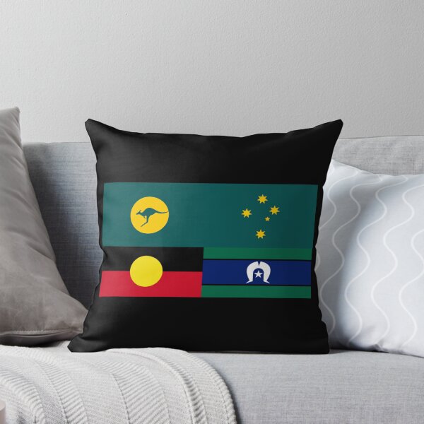 Item preview, Reconciliation, Australia Kangaroo Sun Hybrid Flag, Aboriginal and Torres Strait Islander  designed and sold by Kangaroo Sun.