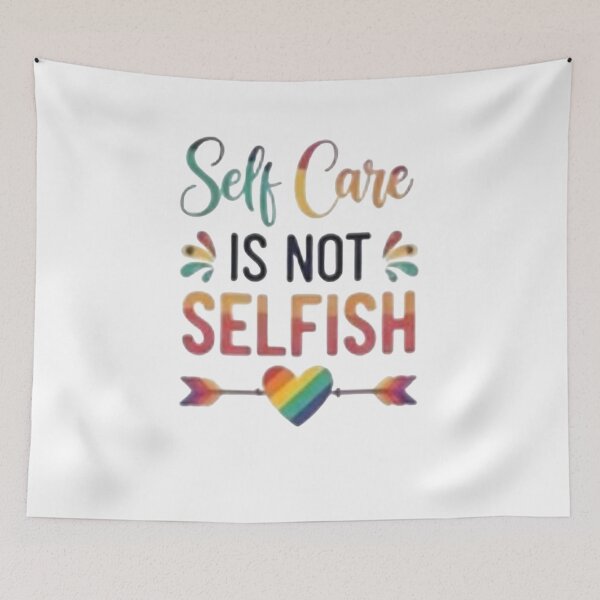 Item preview, Self Care Is Not Selfish, Self Positive Motivation  designed and sold by Kamzzi.
