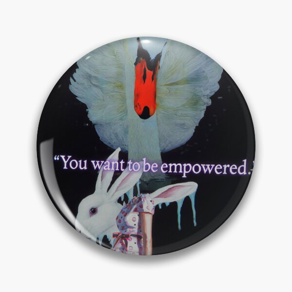 Item preview, Surreal Axe Bunny & Swan Cult - Of Course You Don't designed and sold by y2kponyclub.