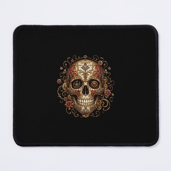 Item preview, Steampunk Skull Clockwork Baroque Filigree Gothic Art designed and sold by K Design Store.
